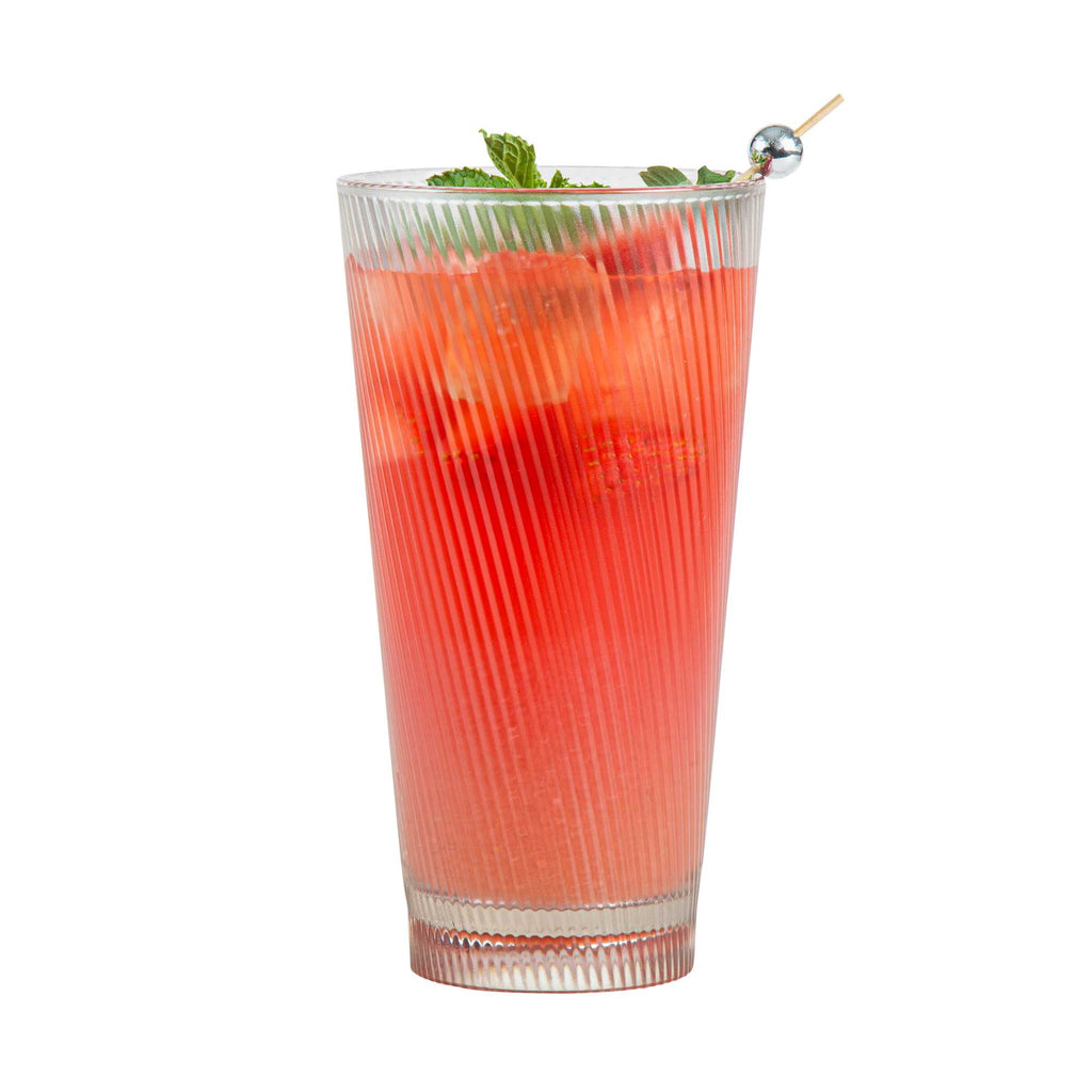 Bev Tek 20 oz Clear SAN Plastic Tumbler - 6 count box