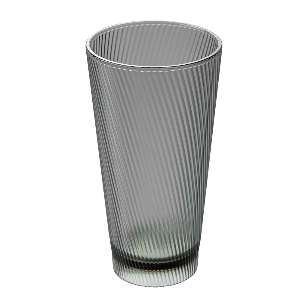 Bev Tek 20 oz Gray SAN Plastic Tumbler - 6 count box
