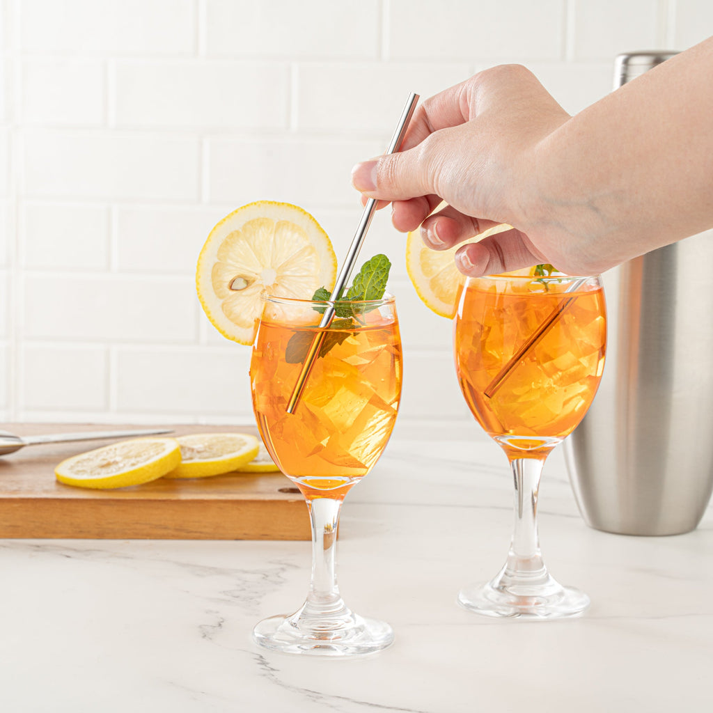 Bar Lux Stainless Steel Straw - 5" - 2 count box
