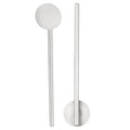 Bar Lux Stainless Steel Julep Spoon Straw - 5" - 2 count box