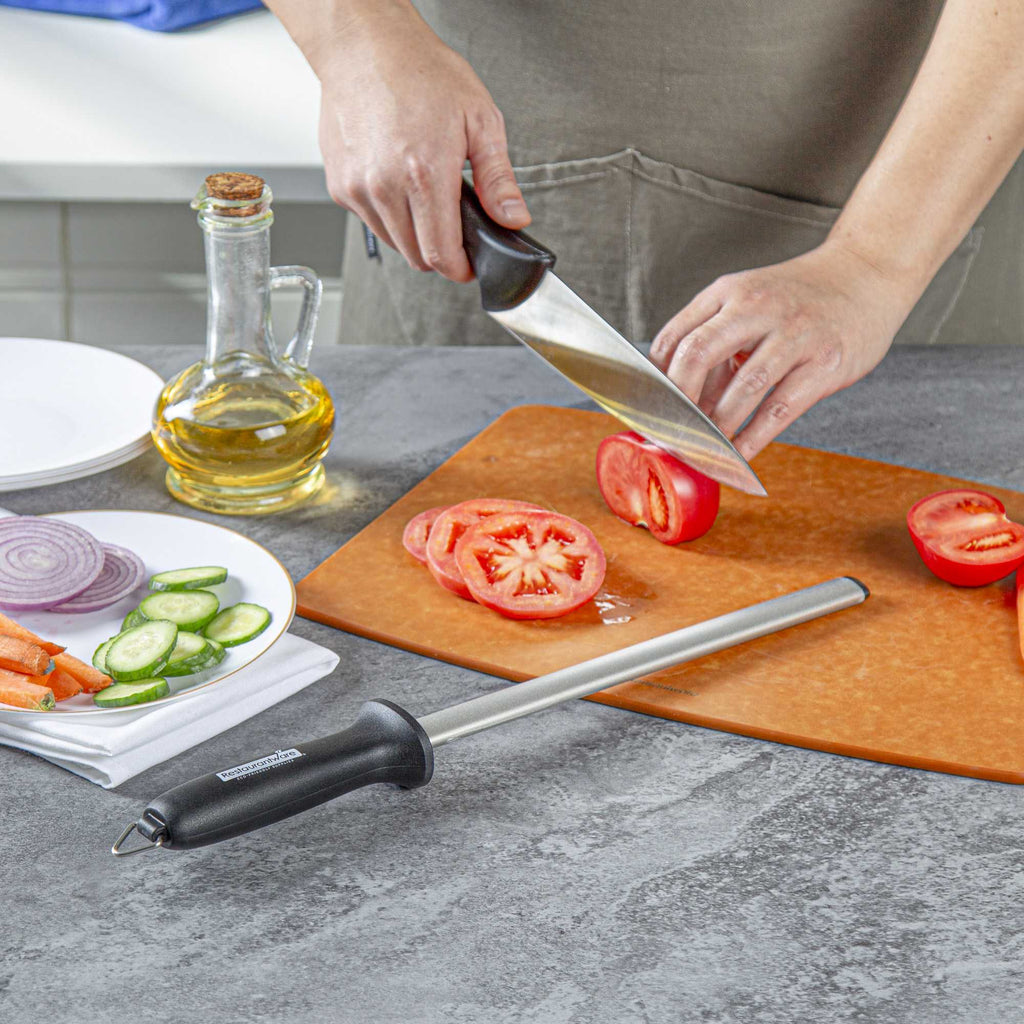 Kitchen tek Professional Diamond Edge 10" Knife Sharpener - with Black Nylon Handle - 1 count box