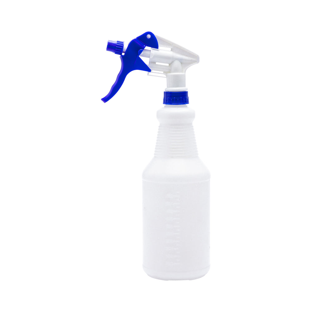 RW Clean 25 oz Blue Plastic Spray Bottle - Adjustable Nozzle - 1 count box