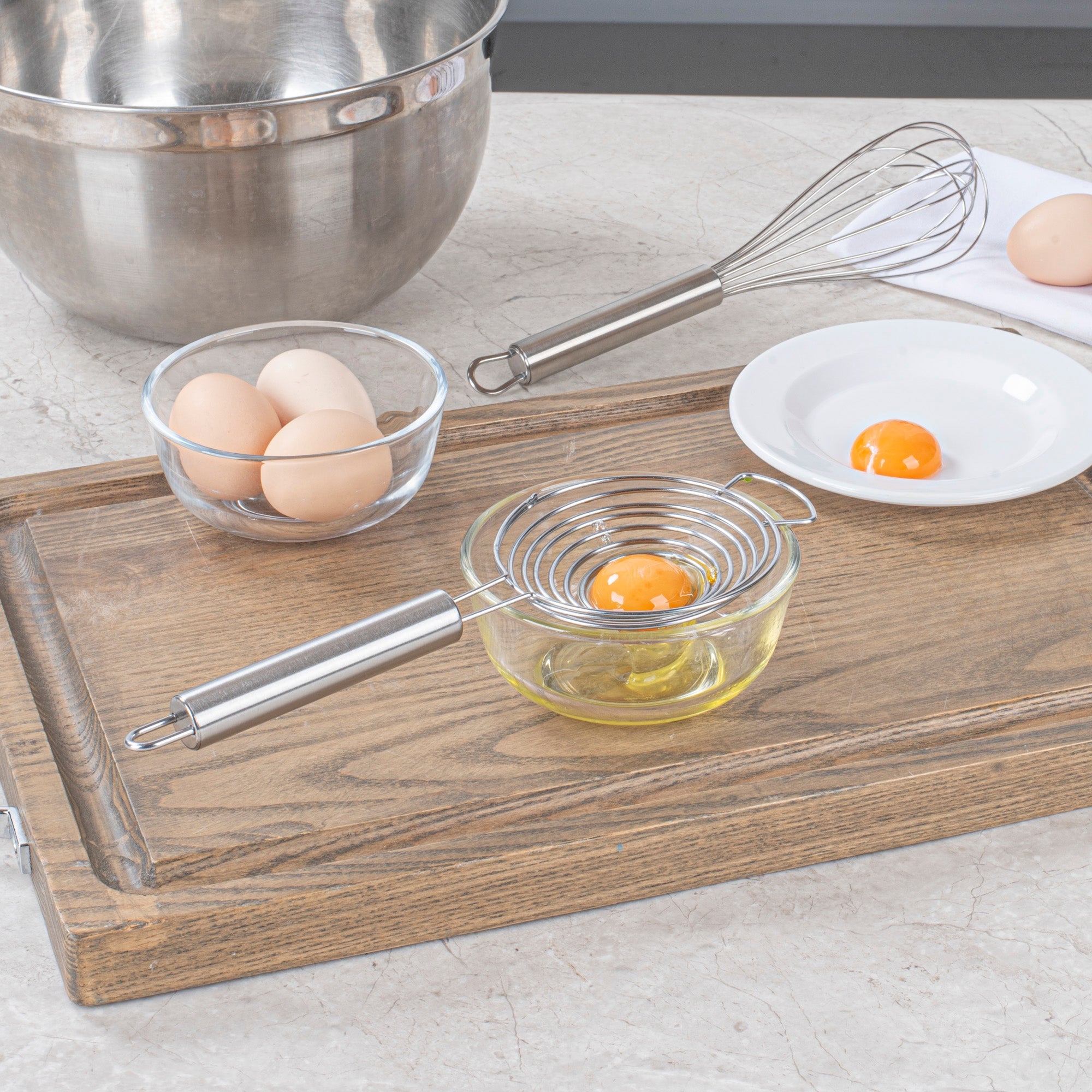 Met Lux Stainless Steel Egg Separator - 10 1/4" - 1 count box