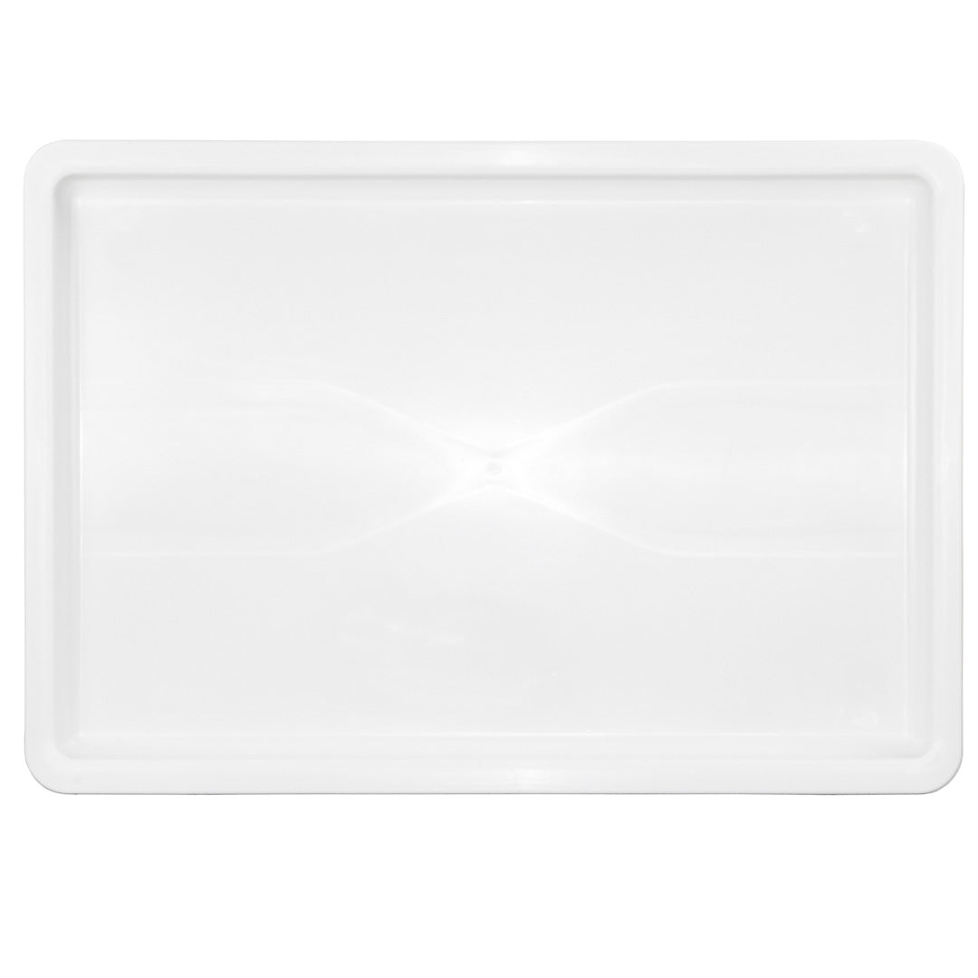 Pizzaly White Plastic Lid - Fits Pizza Dough Proofing Box - 1 count box