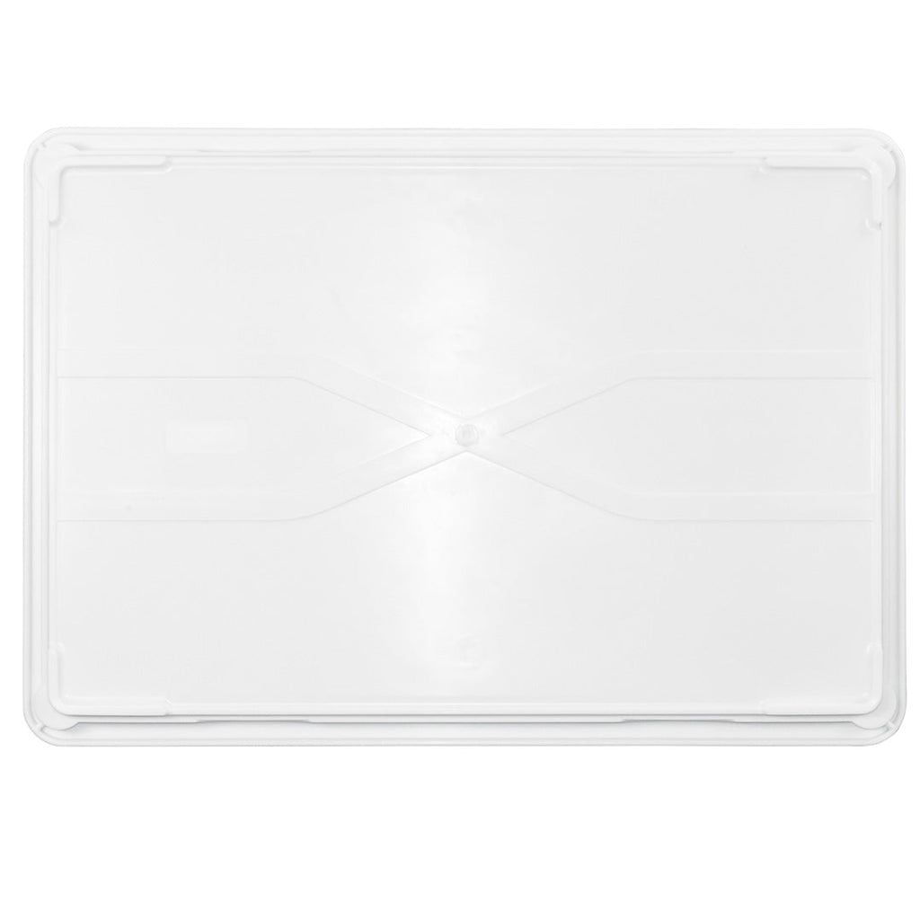 Pizzaly White Plastic Lid - Fits Pizza Dough Proofing Box - 1 count box