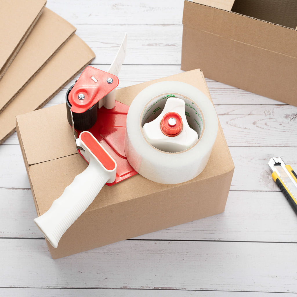 Handy Tek Red Tape Dispenser Gun - 3" - 1 count box