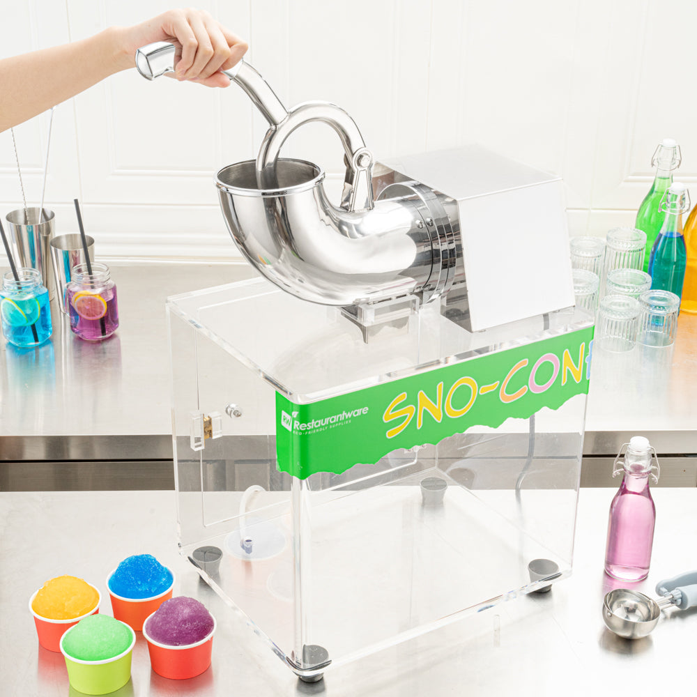 Hi Tek Clear Snow Cone Machine - 120V - 1 count box