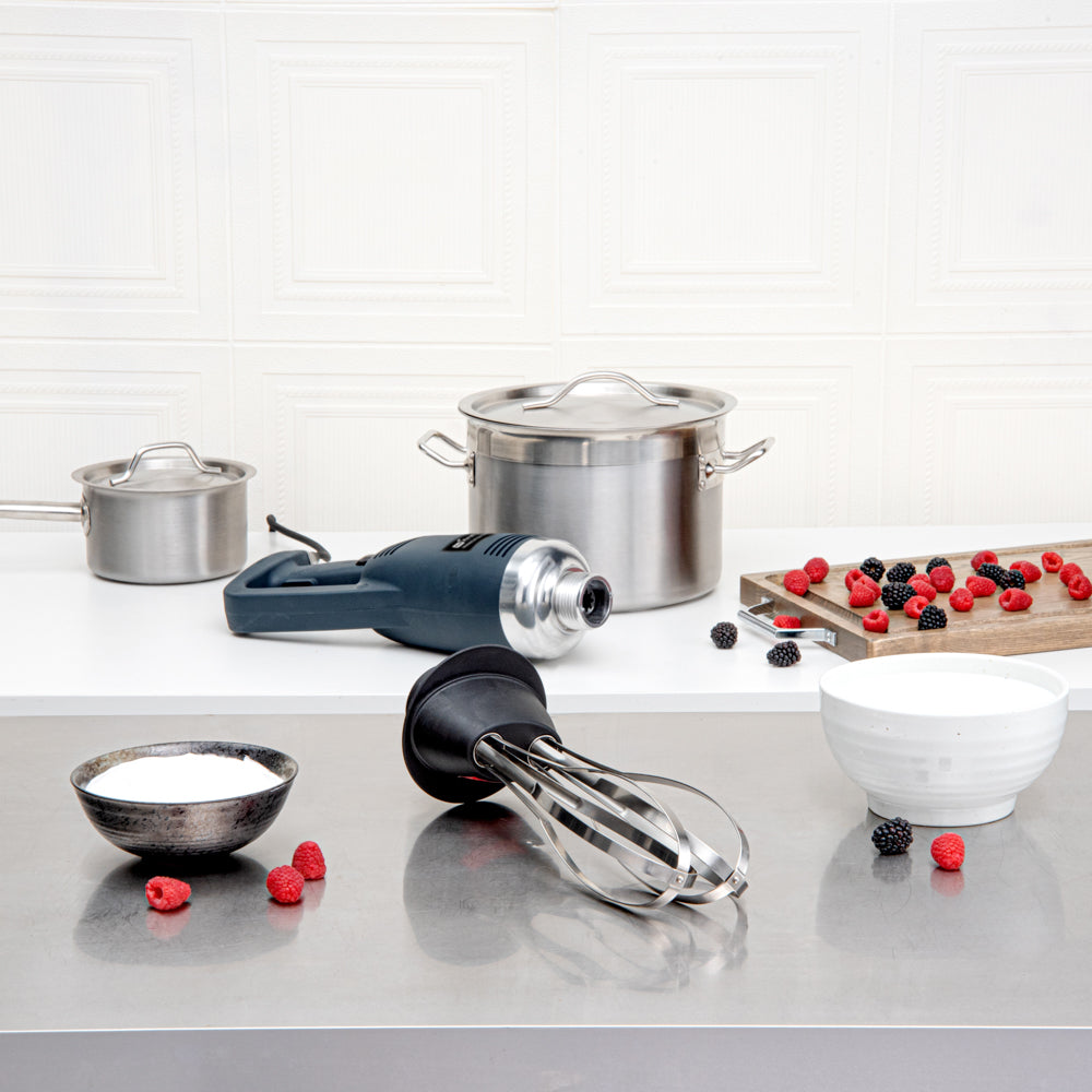 Hi Tek Stainless Steel Whisk - Fits Variable Speed Immersion Blender - 10" - 1 count box
