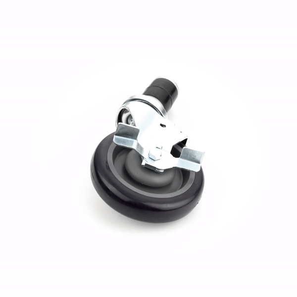 Kitchen Tek Work Table / Equipment Stand Swivel Caster - Heavy Duty - 5" - 4 count box