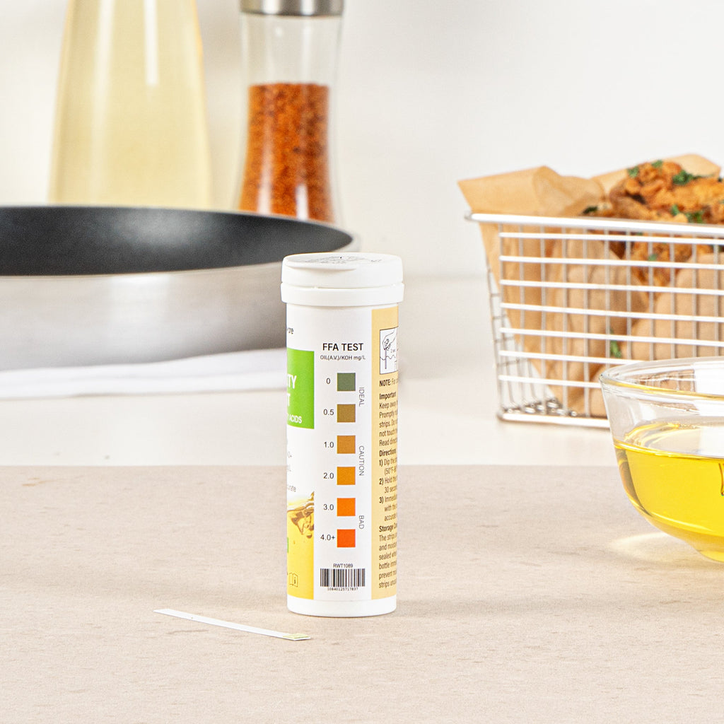 Be Safe Frying Oil Quality Test Strip - Low Range - 100 count box
