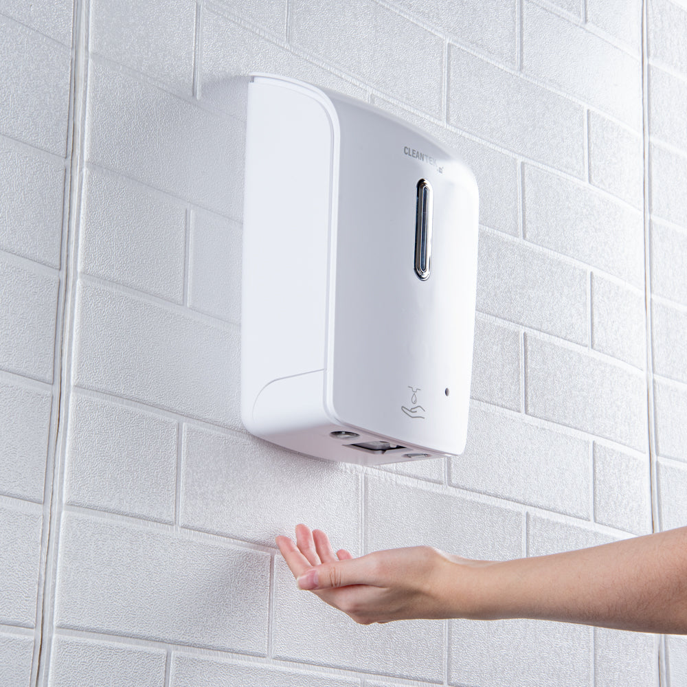 Clean Tek Professional 33 oz White Automatic Soap Dispenser - for Liquid Soap - 1 count box