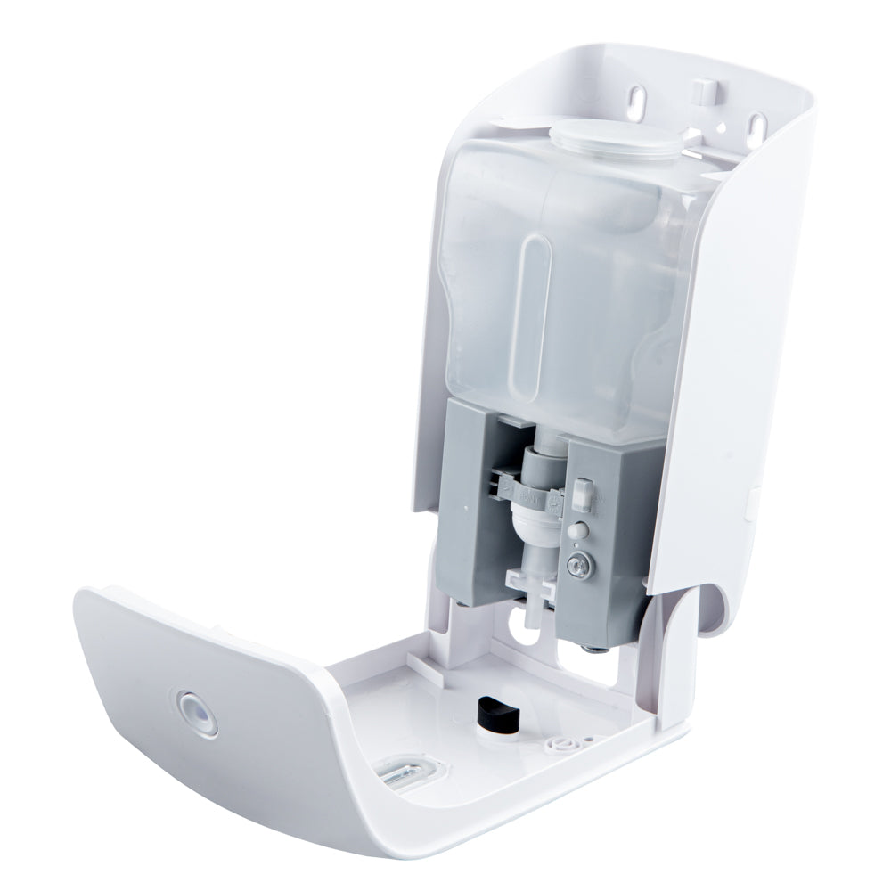 Clean Tek Professional 33 oz White Automatic Soap Dispenser - for Foam Soap - 1 count box