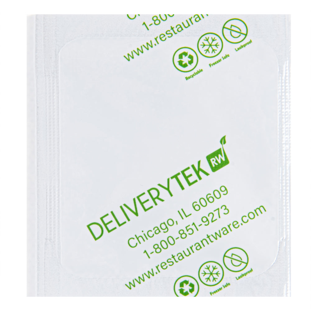 Delivery Tek Plastic Shipping Ice Pack - 2 3/4" x 2 1/2" - 100 count box