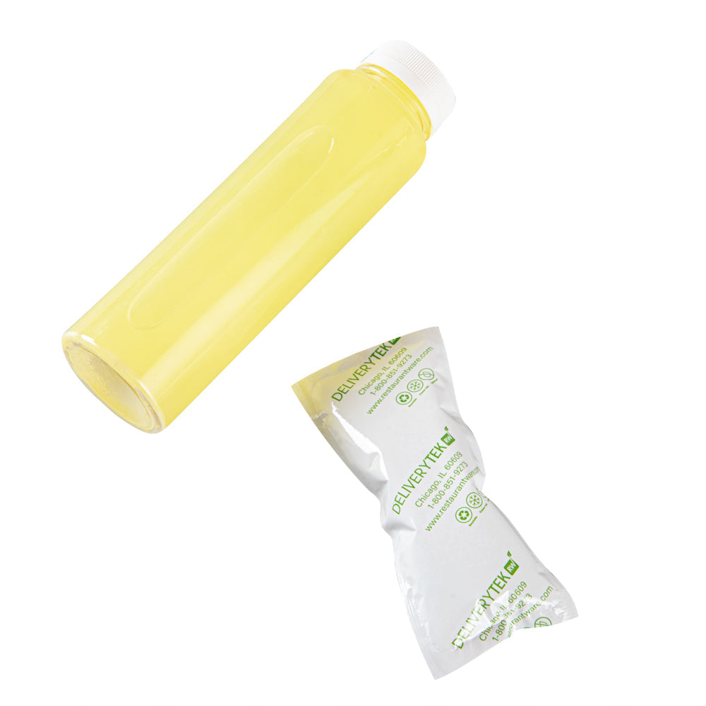 Delivery Tek Plastic Shipping Ice Pack - 5 3/4" x 2 1/2" - 100 count box