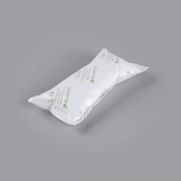 Delivery Tek Plastic Shipping Ice Pack - 7 3/4" x 3 3/4" - 100 count box