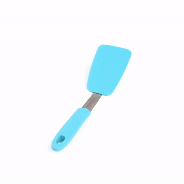 Comfy Grip Turquoise Silicone Solid Turner - 12" - 1 count box
