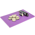 Chef 101 Purple Plastic Cutting Board - 18" x 12" - 10 count box