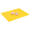 Chef 101 Yellow Plastic Cutting Board - 20" x 15" - 10 count box