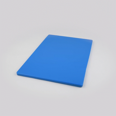 Chef 101 Blue Plastic Cutting Board - 24" x 18" - 1 count box