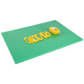 Chef 101 Green Plastic Cutting Board - 24" x 18" - 10 count box