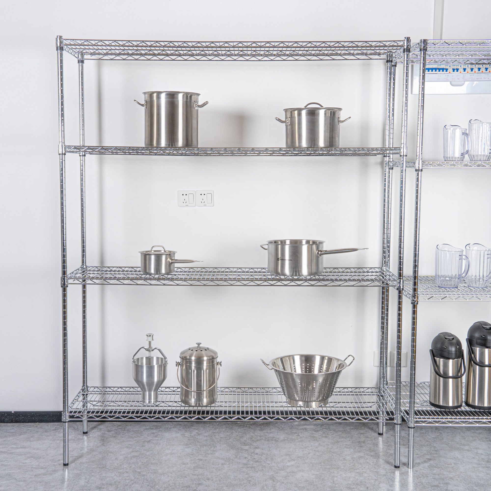 Chef 101 NSF Chrome Shelf - 18" x 60" - 4 count box