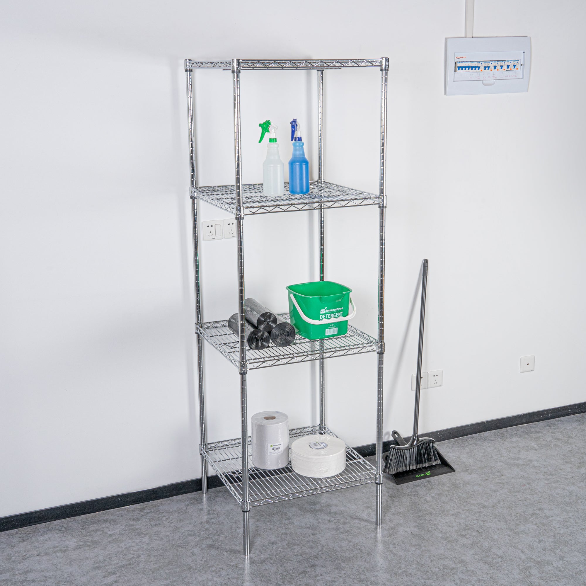 Chef 101 NSF Chrome Shelf - 24" x 24" - 4 count box