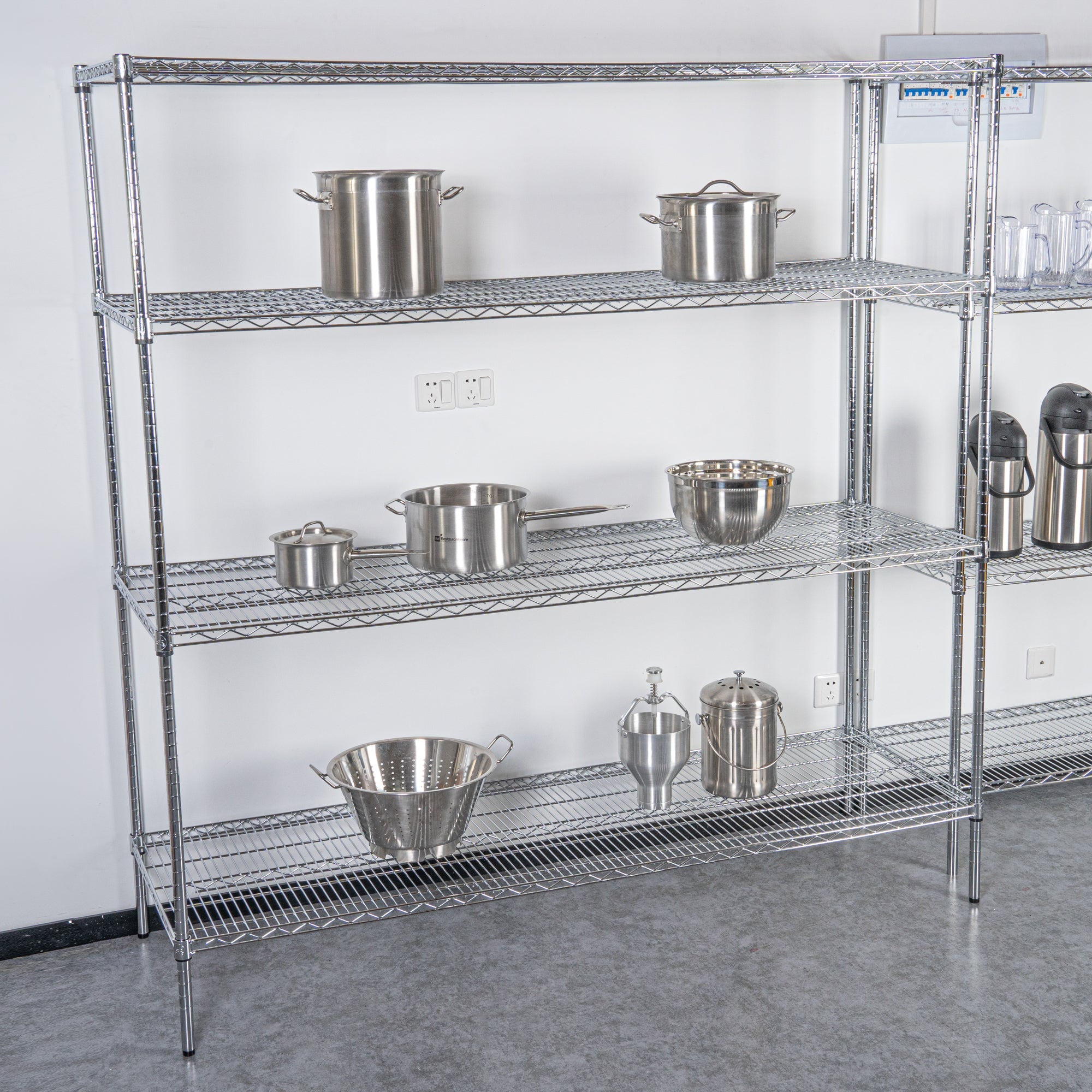 Chef 101 NSF Chrome Shelf - 24" x 72" - 4 count box