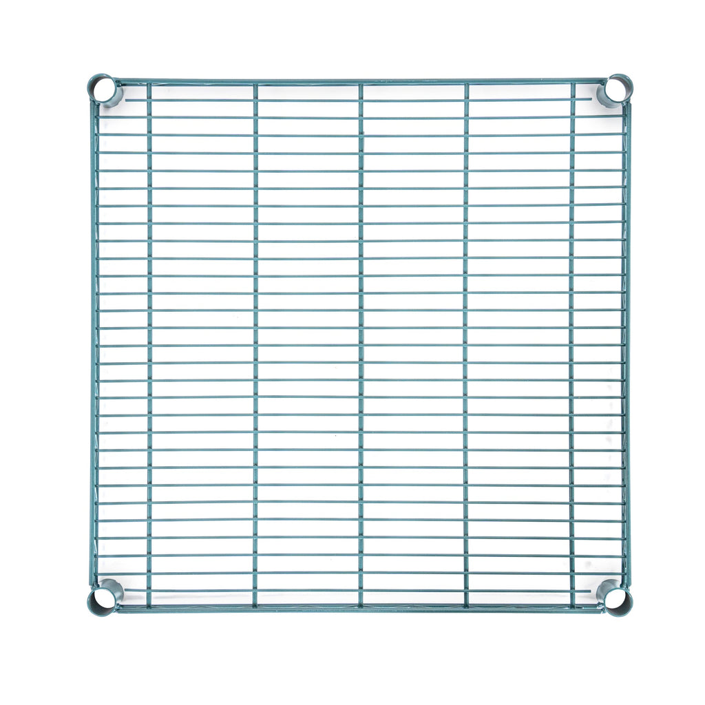Chef 101 NSF Green Epoxy Shelf - Corrosion-Resistant - 24" x 24" - 4 count box