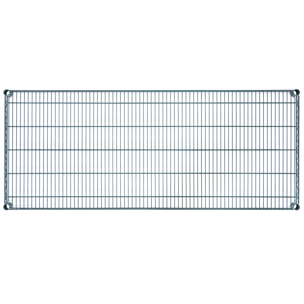 Chef 101 NSF Green Epoxy Shelf - Corrosion-Resistant - 24" x 60" - 4 count box