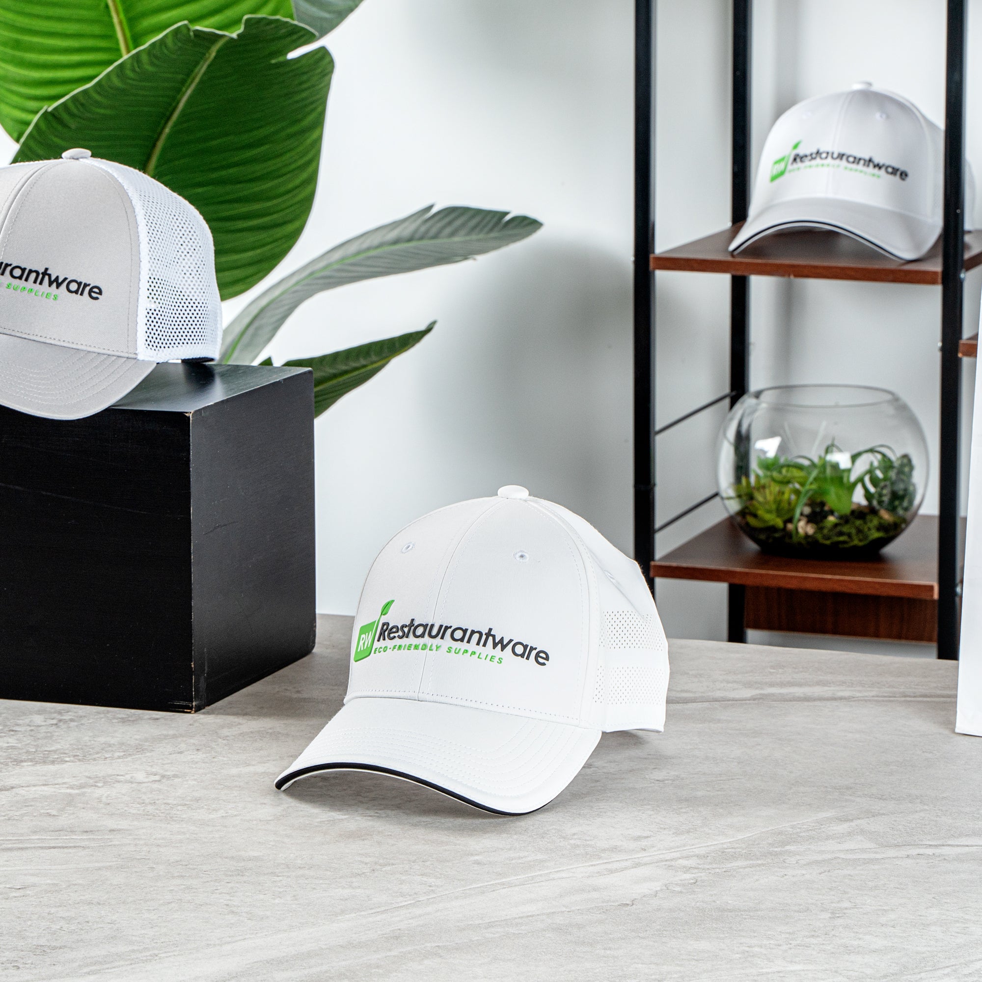 RW Threads White Adjustable Perforated Hat - 1 count box