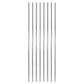 Chef 101 74" NSF Chrome Stationary Shelving Post - with Leveling Foot - 4 count box