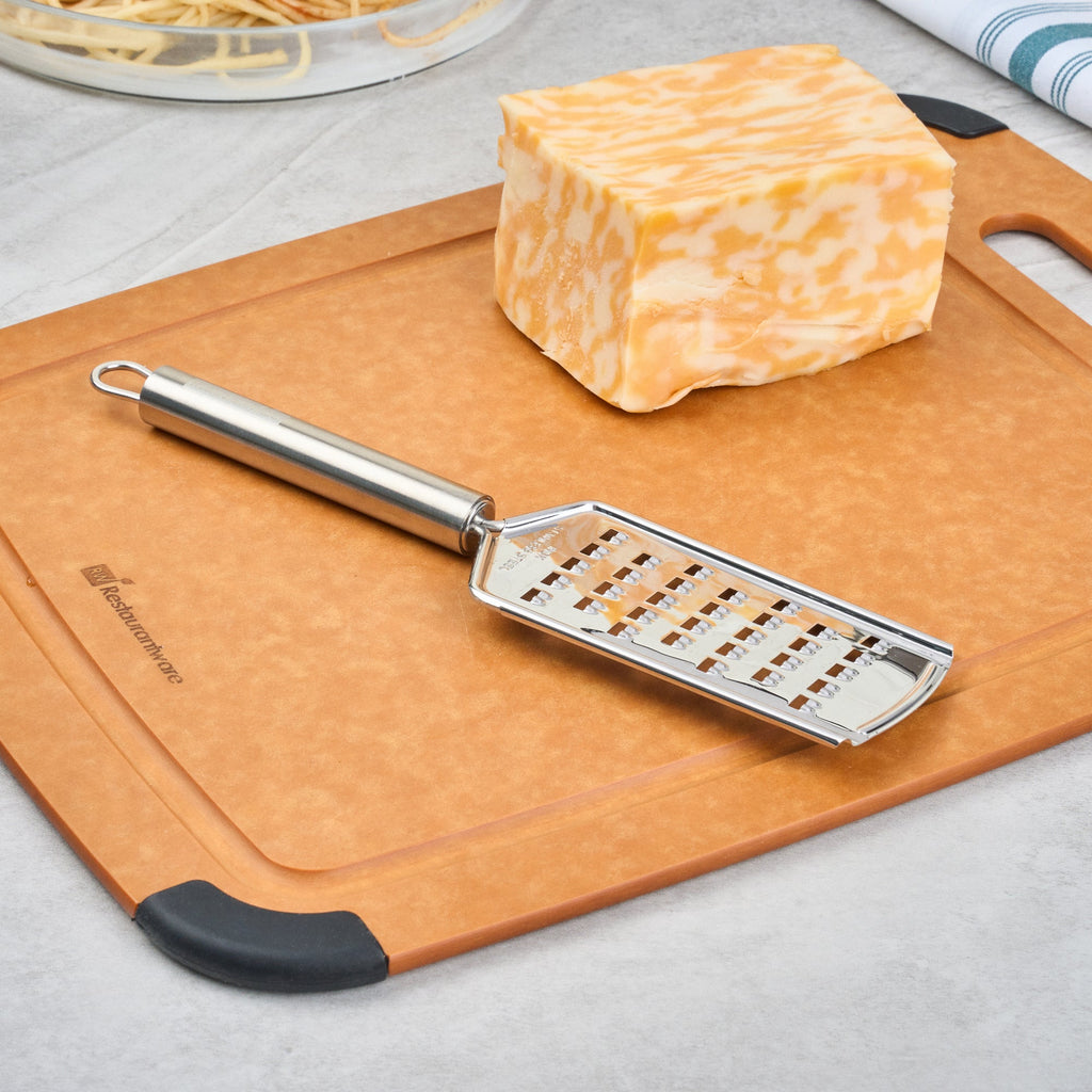German Standard Stainless Steel Coarse Grater - 10'' - 24 count box