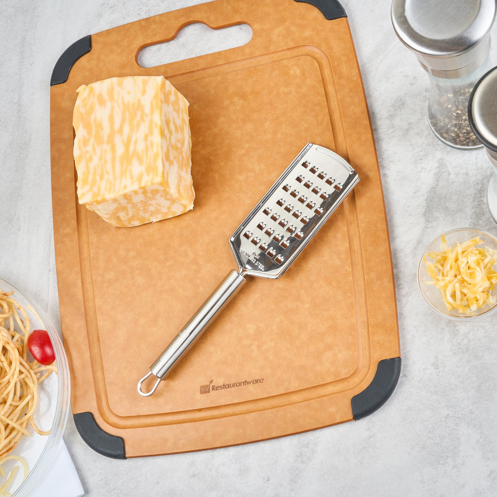 German Standard Stainless Steel Coarse Grater - 10'' - 6 count box