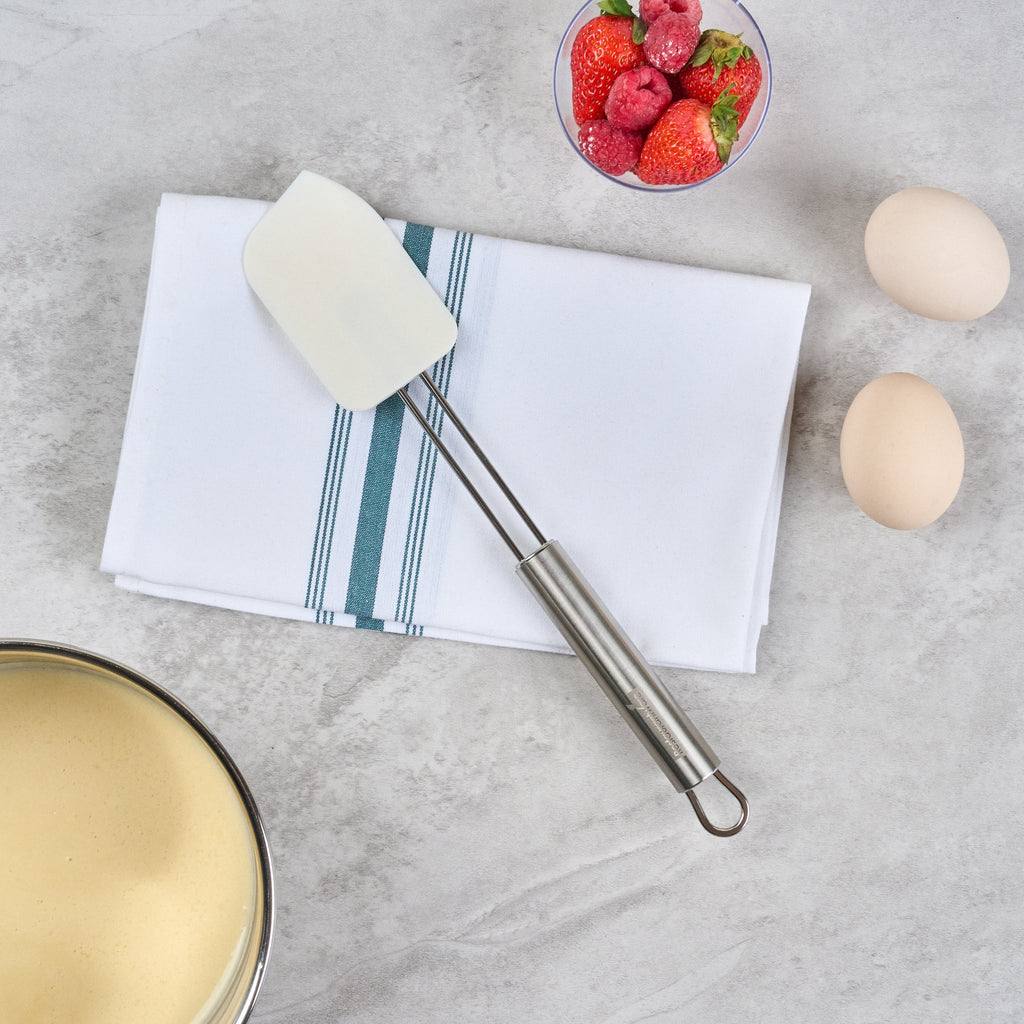 German Standard Silicone Spatula - with Stainless Steel Handle - 11'' - 1 count box