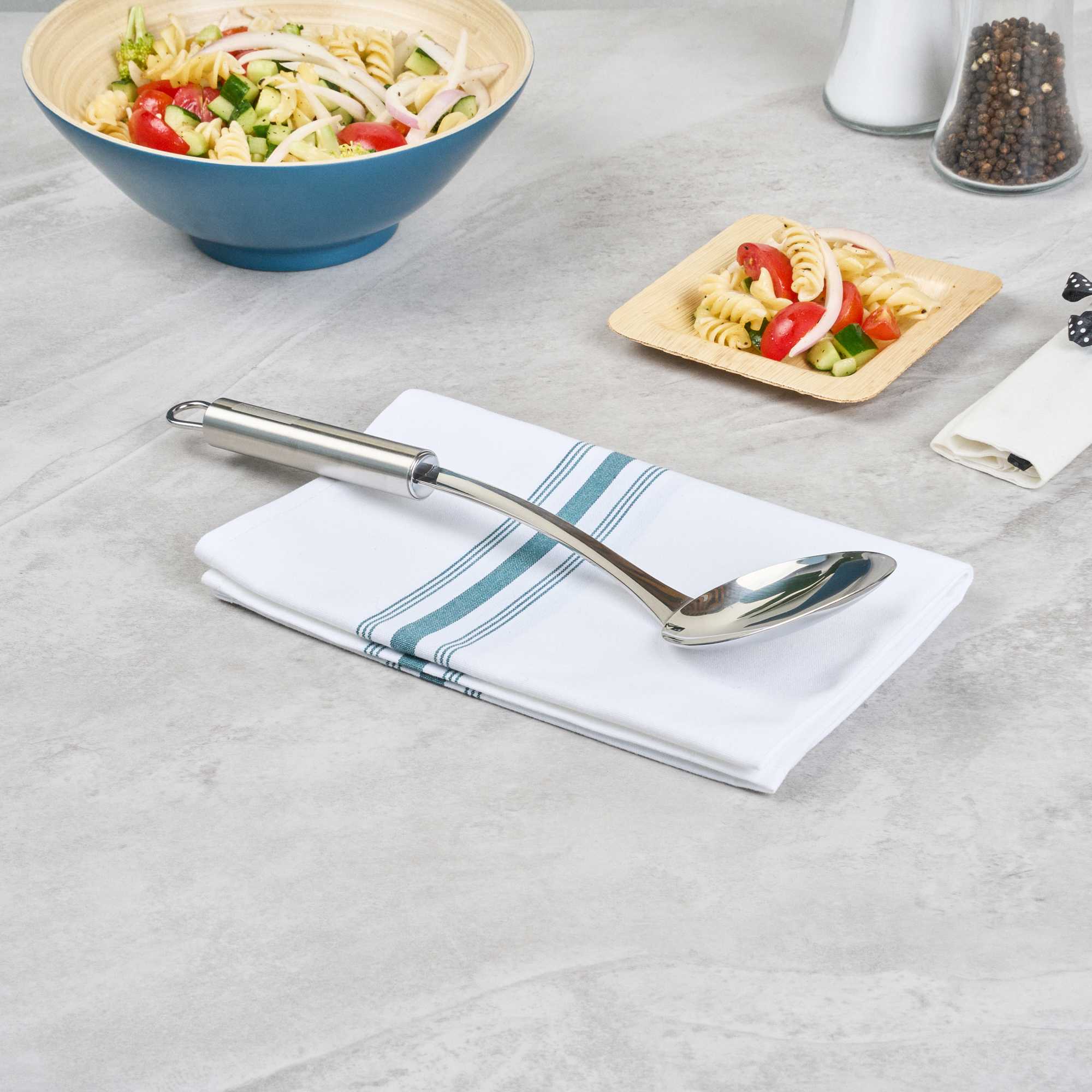 German Standard Stainless Steel Serving Spoon - Solid - 12 1/4'' - 36 count box