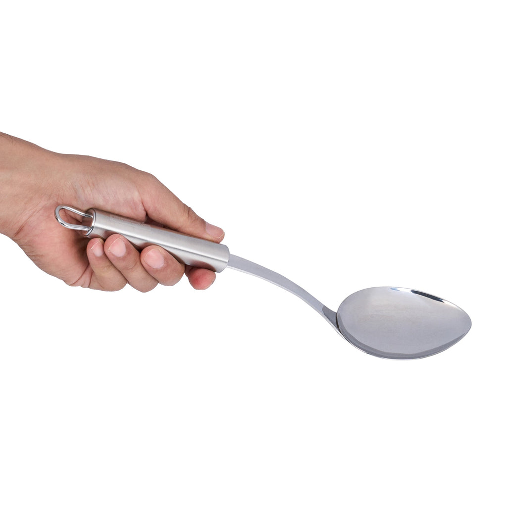 German Standard Stainless Steel Serving Spoon - Solid - 12 1/4'' - 1 count box