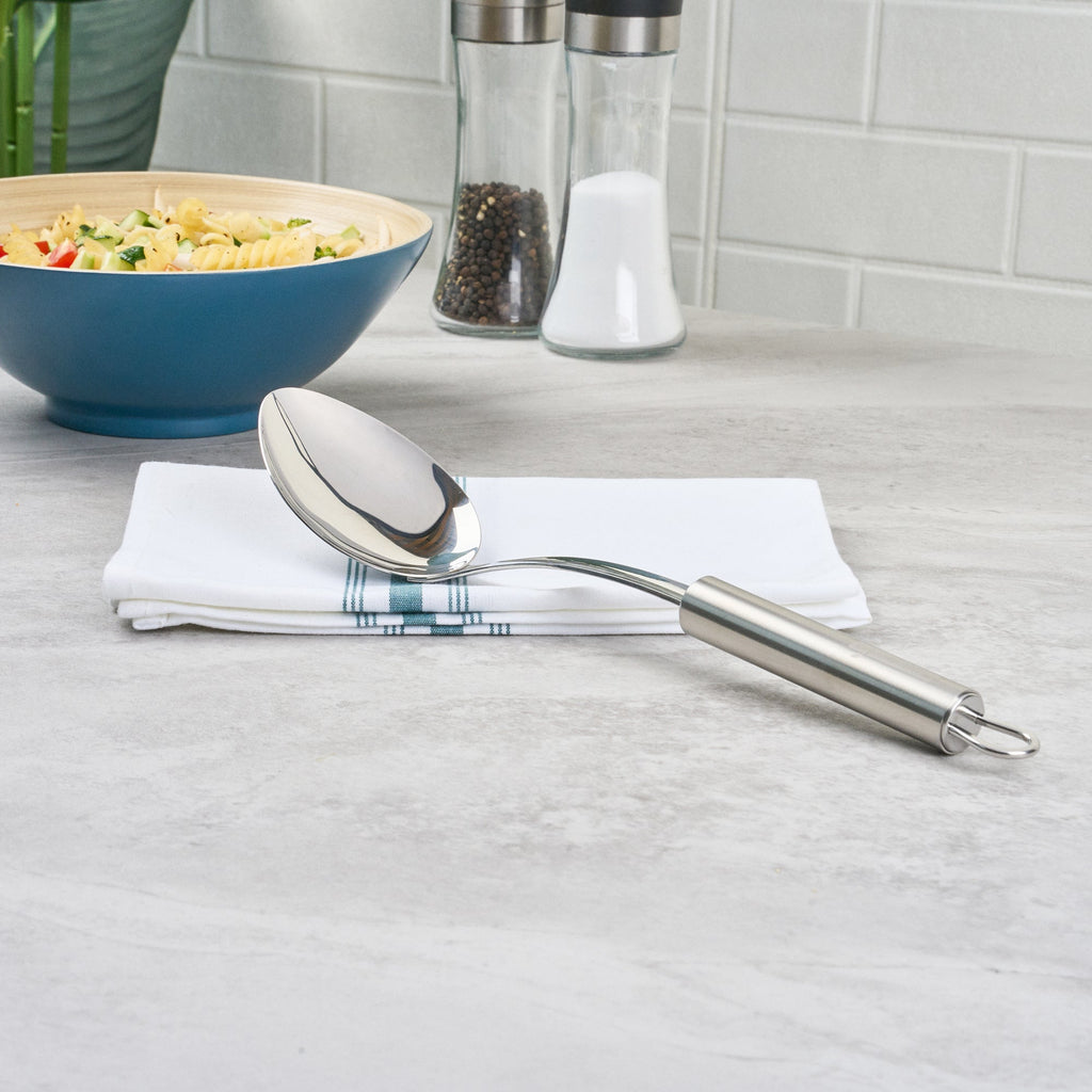 German Standard Stainless Steel Serving Spoon - Solid - 12 1/4'' - 1 count box