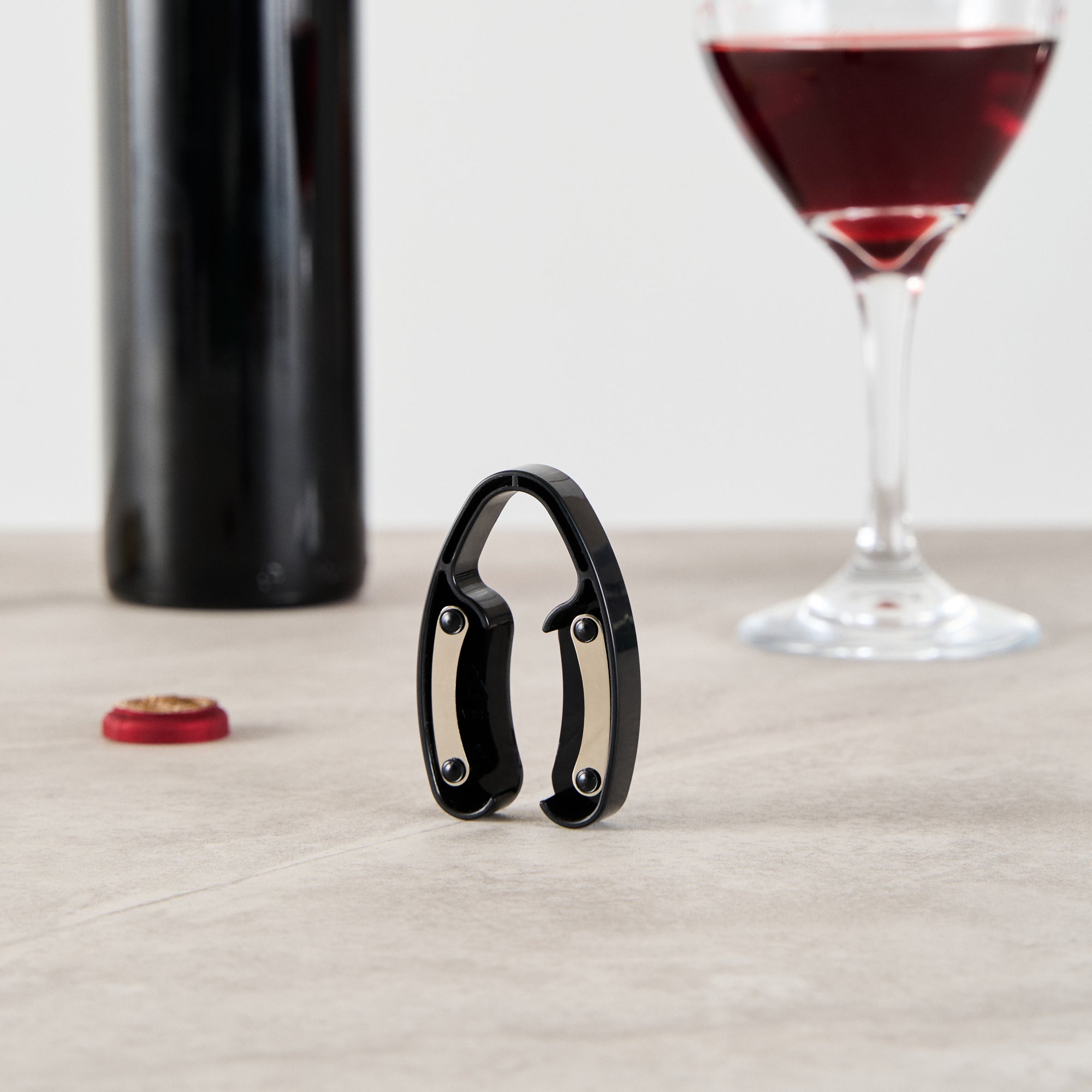 Bar Lux Black Plastic Wine Foil Cutter - 1 count box