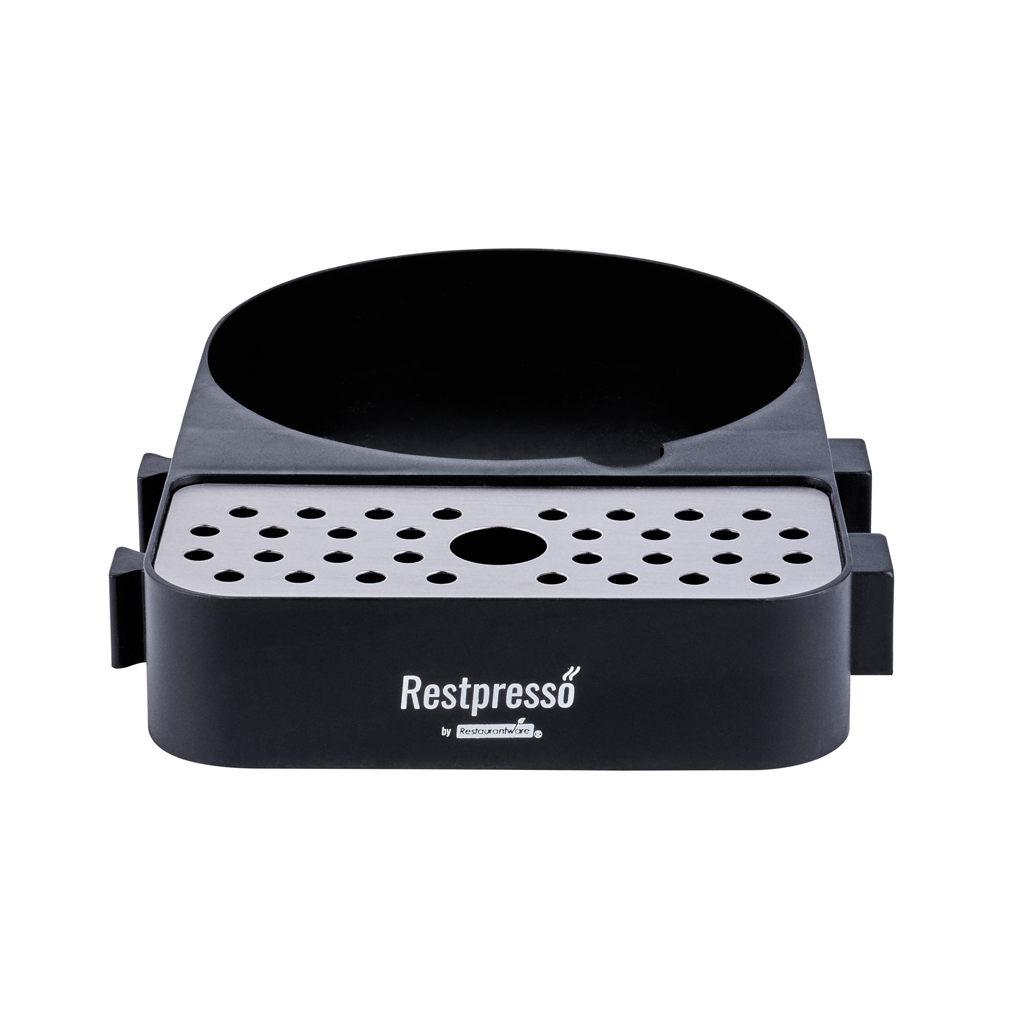 Restpresso Black Modular Airpot Rack - with Drip Tray - 1 count box