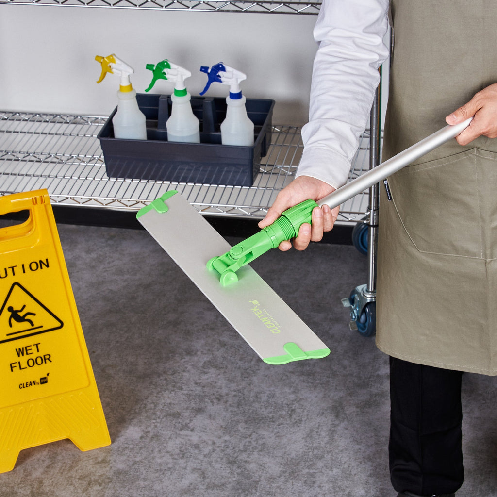 RW Clean Green Microfiber Hook and Loop Wet / Dry Mop Frame - 17 3/4" - 1 count box