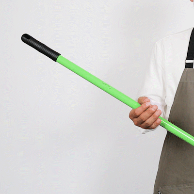 Clean Tek Professional Green Steel Handle - for Floor Squeegee - 55" - 1 count box