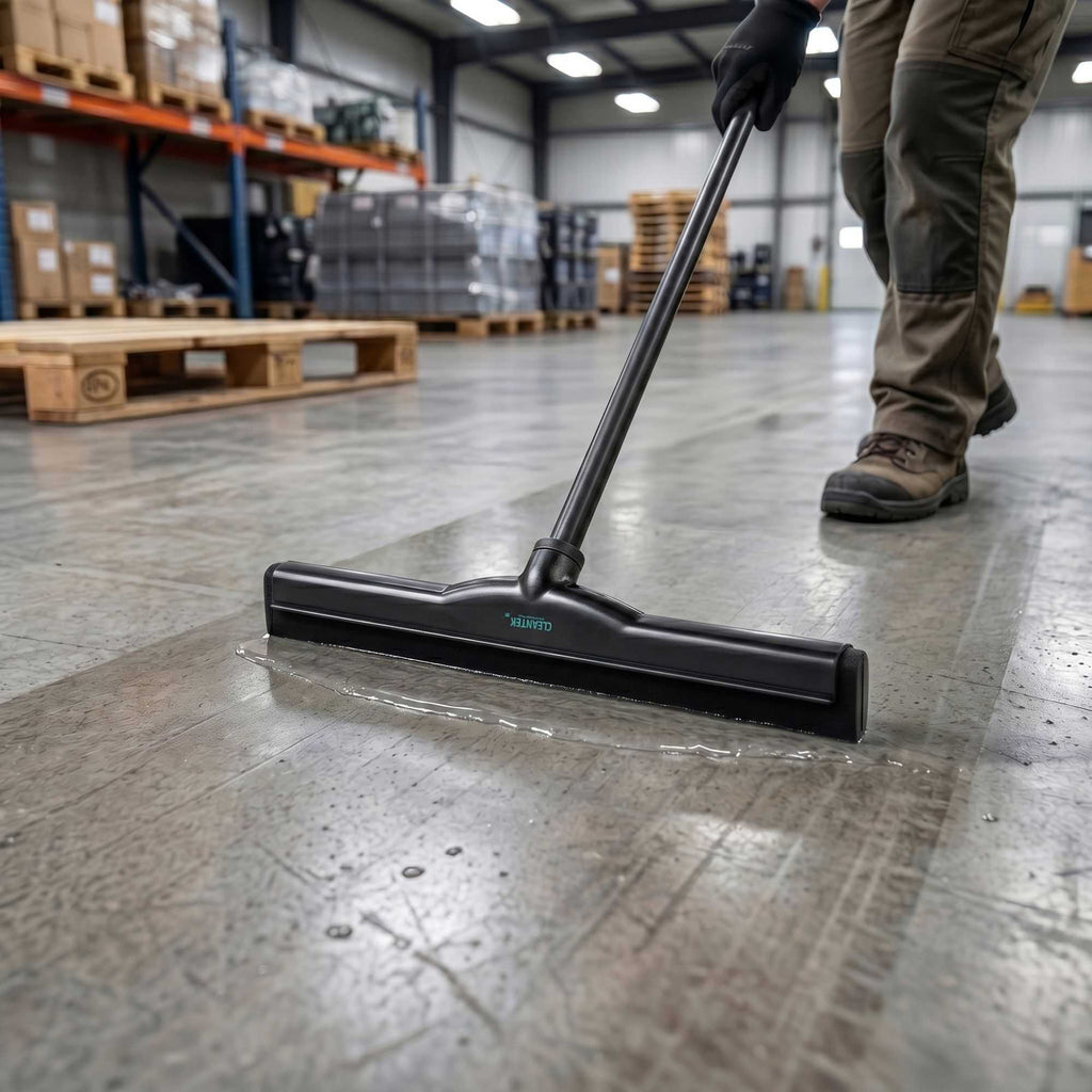 Clean Tek Professional Black Plastic Floor Squeegee - 18" - 1 count box