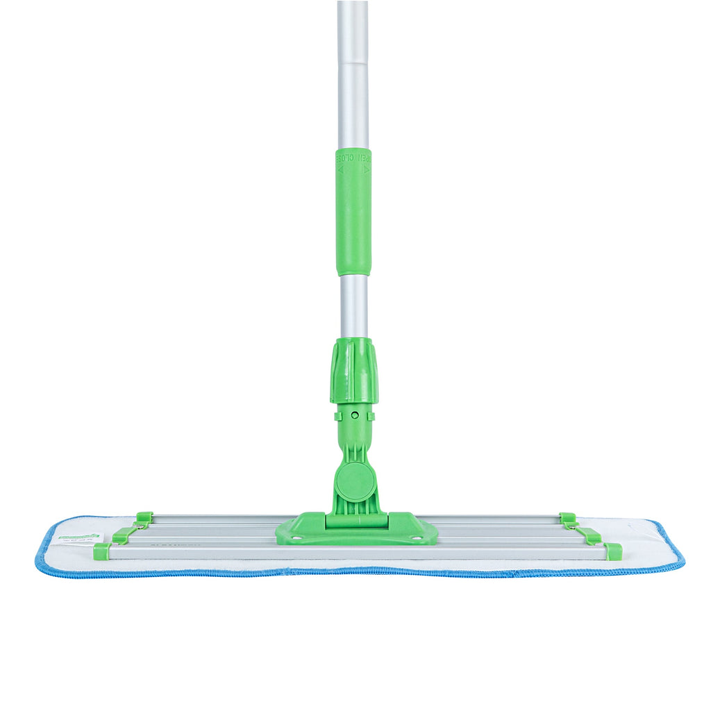 Clean Tek Professional Green Microfiber Mop - with Wet Mop Pad - 19 3/4" - 1 count box