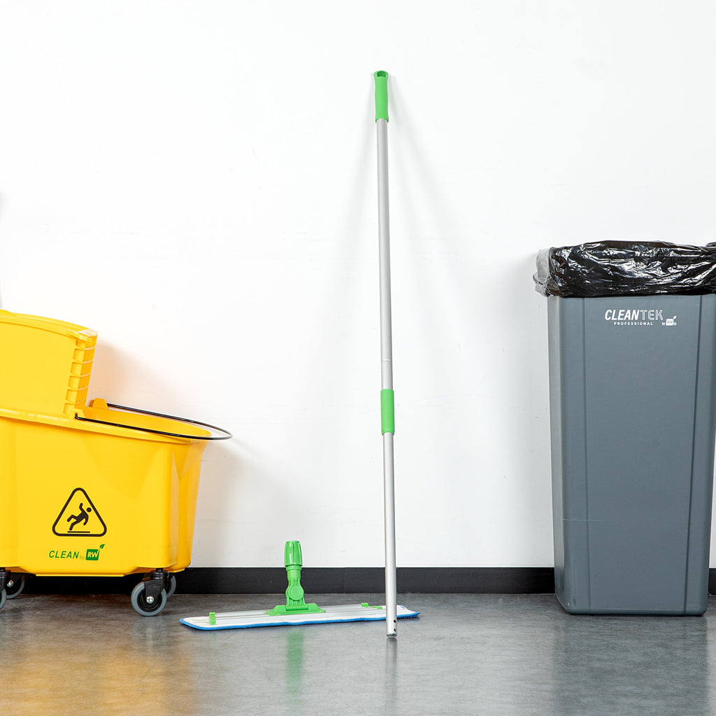 Clean Tek Professional Green Aluminum Telescopic Mop Handle - 60" - 1 count box