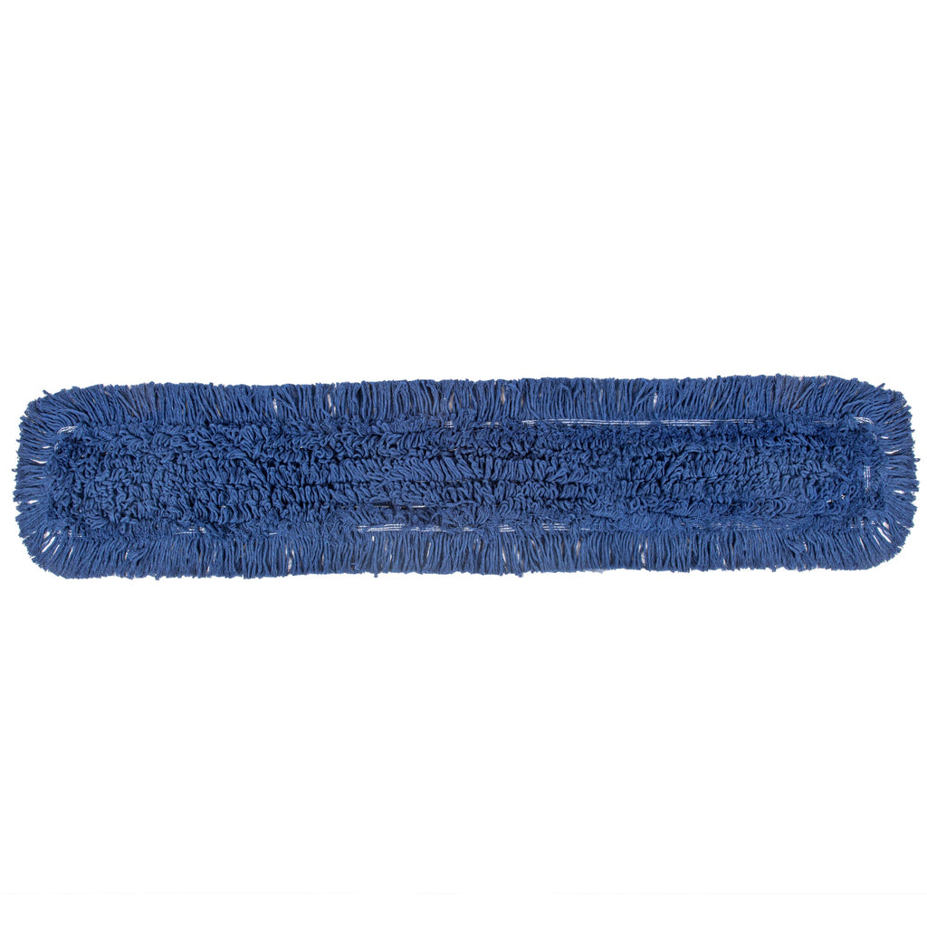 Clean Tek Professional Blue Cotton-Poly Dust Mop Head - 48" x 5" - 1 count box