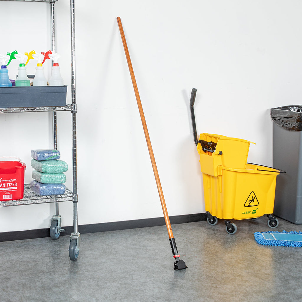 Clean Tek Professional Wood Dust Mop Handle - 64" - 1 count box