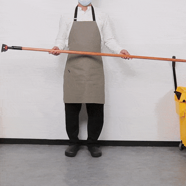 Clean Tek Professional Wood Dust Mop Handle - 64" - 1 count box