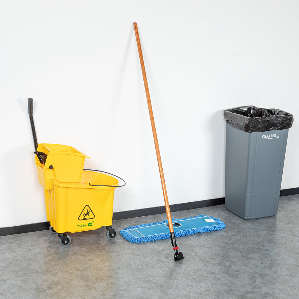 Clean Tek Professional Wood Dust Mop Handle - 64" - 1 count box