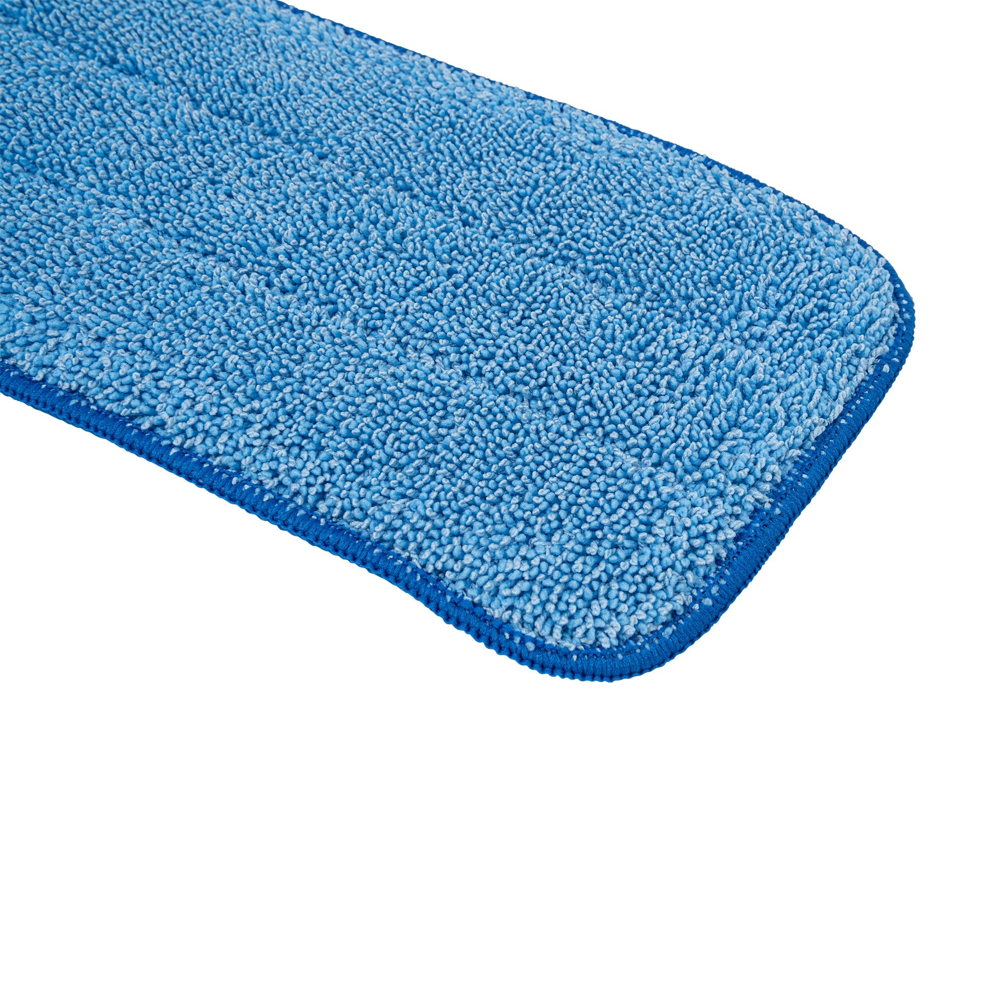 Clean Tek Professional Blue Microfiber Hook and Loop Wet / Dry Mop Pad - 19 1/2" - 1 count box