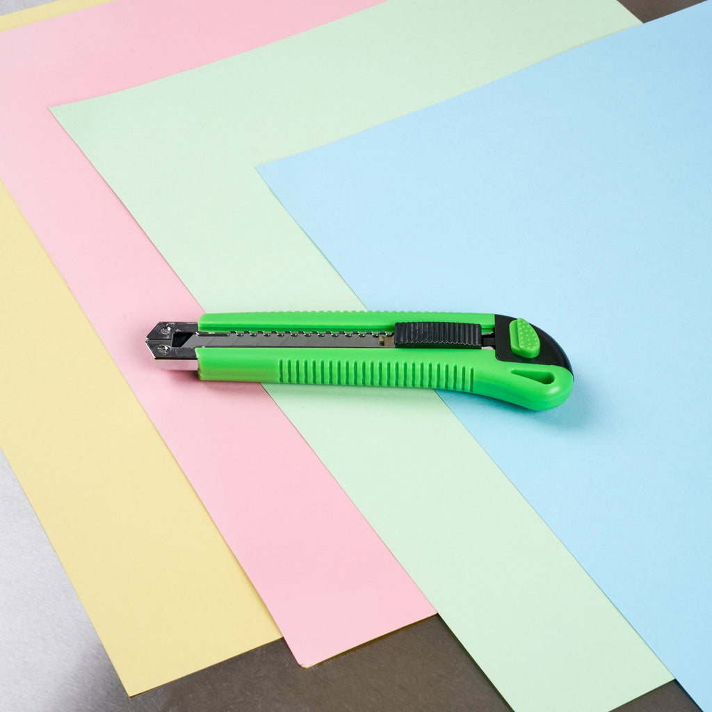 Handy Tek Green Snap Off Blade Knife - 6 3/4" - 1 count box